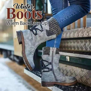 Thick Sole Wedge Heel Snow Boots