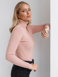 Turtleneck Knitted Sweater Autumn Winter Long Sleeve Pullovers