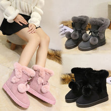 Load image into Gallery viewer, Warm Fur Snow Boots Cute Suede | Women&#39;s Non-slip Snow Shoes | Womens