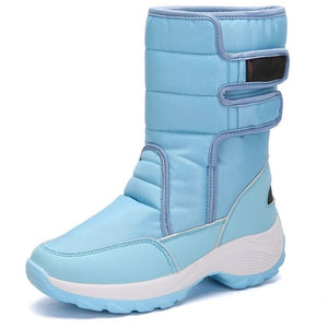 Waterproof Wedge Snow Boots Women