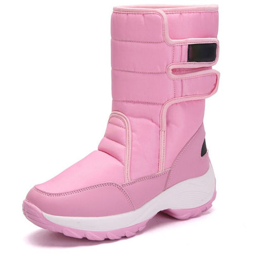 Waterproof Wedge Snow Boots Women