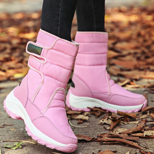 Waterproof Wedge Snow Boots Women