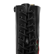 Load image into Gallery viewer, Mid calf Punk Style Motorcycle Boots