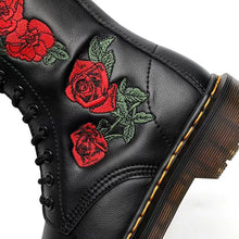 Load image into Gallery viewer, Mid calf Punk Style Motorcycle Boots