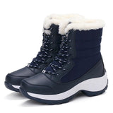 Women Winter Boots Warm Waterproof Snow | Snow Boots Plush Warm Ankle