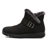 Winter Warm Thick Plush Snow Boots Zipper