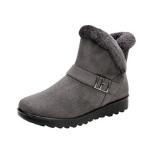 Load image into Gallery viewer, Winter Warm Thick Plush Snow Boots Zipper