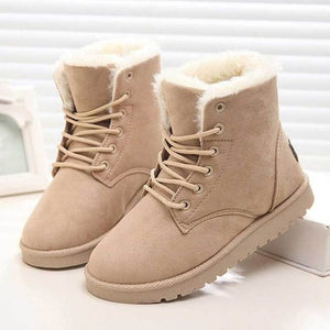 Woman Ankle Boots Warm Snow