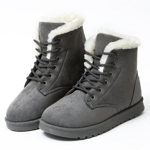 Woman Ankle Boots Warm Snow