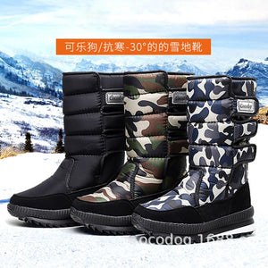 Winter Boots Thick Plush Waterproof Non-slip