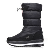 Women Winter Boots Platform Snow Boots Waterproof Non-slip Thick Plush