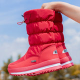 Women Winter Boots Platform Snow Boots Waterproof Non-slip Thick Plush