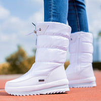 Women Winter Boots Platform Snow Boots Waterproof Non-slip Thick Plush