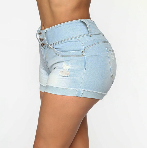 Women's Denim Shorts High Waist Jeans