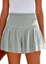 Load image into Gallery viewer, Women&#39;s Fashion Pleated Shorts Skirt Elastic High Waist