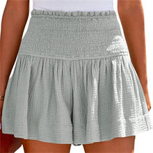 Load image into Gallery viewer, Women&#39;s Fashion Pleated Shorts Skirt Elastic High Waist
