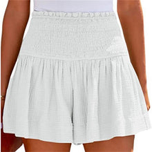 Load image into Gallery viewer, Women&#39;s Fashion Pleated Shorts Skirt Elastic High Waist
