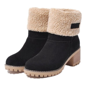 Fur Snow Boots Warm Plush