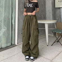 Load image into Gallery viewer, Cargo Pants Hip Hop Joggers Elastic Waist