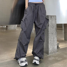 Load image into Gallery viewer, Cargo Pants Hip Hop Joggers Elastic Waist