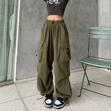 Load image into Gallery viewer, Cargo Pants Hip Hop Joggers Elastic Waist