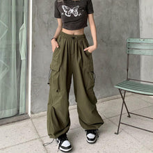 Load image into Gallery viewer, Cargo Pants Hip Hop Joggers Elastic Waist