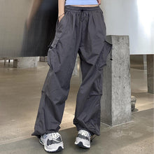 Load image into Gallery viewer, Cargo Pants Hip Hop Joggers Elastic Waist