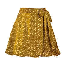 Load image into Gallery viewer, Wrap Satin Mini Skirt Ruffle