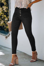 Load image into Gallery viewer, Button Fly Skinny Jeans