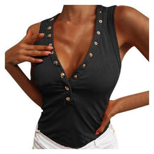 Load image into Gallery viewer, Top Women's Fashion V neck Casual All match T shirt Tight - Sophornlilly