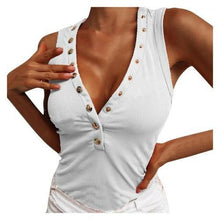 Load image into Gallery viewer, Top Women's Fashion V neck Casual All match T shirt Tight - Sophornlilly