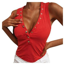 Load image into Gallery viewer, Top Women's Fashion V neck Casual All match T shirt Tight - Sophornlilly