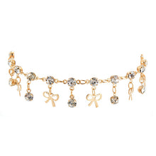 Load image into Gallery viewer, 1 PC Fashion Crystal Charm Ankle Rhinestone Bowknot Pendant Anklet