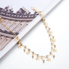 Load image into Gallery viewer, 1 PC Fashion Crystal Charm Ankle Rhinestone Bowknot Pendant Anklet
