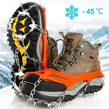 Load image into Gallery viewer, 1 Pair 19 Teeth Ice Gripper Spike For Shoes Anti Slip Hiking Climbing - Sophornlilly