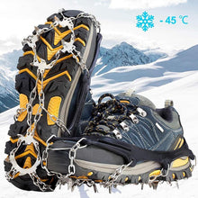 Load image into Gallery viewer, 1 Pair 19 Teeth Ice Gripper Spike For Shoes Anti Slip Hiking Climbing - Sophornlilly