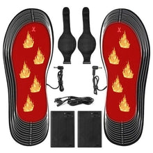 Load image into Gallery viewer, 1 Pair USB Heated Shoe Insoles Foot Warming Pad Feet Warmer Sock Pad - Sophornlilly