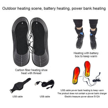 Load image into Gallery viewer, 1 Pair USB Heated Shoe Insoles Foot Warming Pad Feet Warmer Sock Pad - Sophornlilly