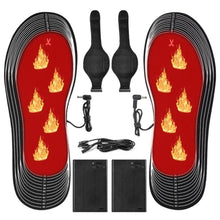 Load image into Gallery viewer, 1 Pair USB Heated Shoe Insoles Foot Warming Pad Feet Warmer Sock Pad - Sophornlilly