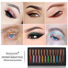 Load image into Gallery viewer, 1 Set Metallic Diamond Pearly Eyeshadow Radiant Waterproof Lasting - Sophornlilly