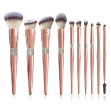 Load image into Gallery viewer, Diamond Makeup Brushes Set Cosmetic Powder Foundation Blush