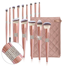 Load image into Gallery viewer, Diamond Makeup Brushes Set Cosmetic Powder Foundation Blush