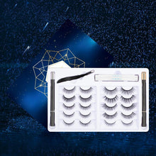 Load image into Gallery viewer, 10 Pairs False Eyelashes &amp; Magnetic/Magic Waterproof Eyeliner Set - Sophornlilly