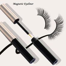 Load image into Gallery viewer, 10 Pairs False Eyelashes &amp; Magnetic/Magic Waterproof Eyeliner Set - Sophornlilly