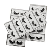 Load image into Gallery viewer, 10 pairs faux mink eyelashes bulk wholesale natural long false eyelash - Sophornlilly
