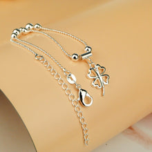 Load image into Gallery viewer, Sterling Silver Bohemia Fashion Clover Anklets Foot Beach