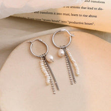 Load image into Gallery viewer, 100% 925 Sterling Silver Long Tassel Chains Earrings for Women - Sophornlilly