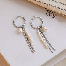 Load image into Gallery viewer, 100% 925 Sterling Silver Long Tassel Chains Earrings for Women - Sophornlilly
