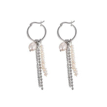 Load image into Gallery viewer, 100% 925 Sterling Silver Long Tassel Chains Earrings for Women - Sophornlilly