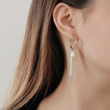 Load image into Gallery viewer, 100% 925 Sterling Silver Long Tassel Chains Earrings for Women - Sophornlilly